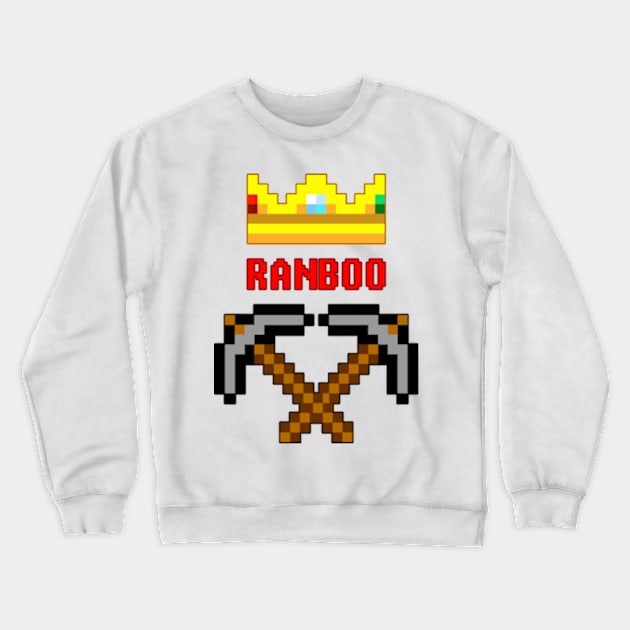 Ranboo Pickaxes Crewneck Sweatshirt by Scud"